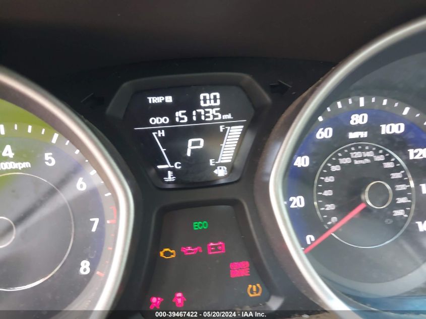 2013 Hyundai Elantra Gls VIN: 5NPDH4AE7DH405860 Lot: 39467422