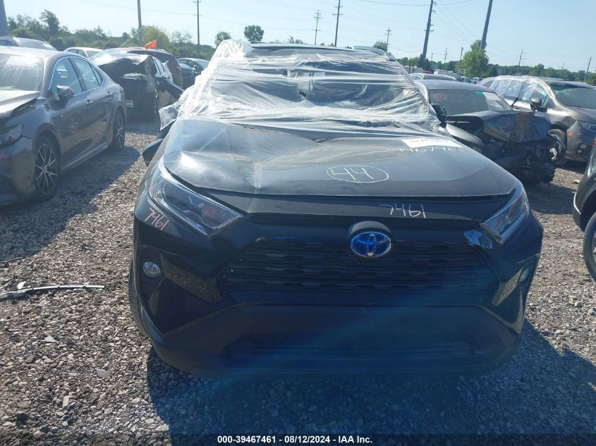 2020 Toyota Rav4 Xle Hybrid VIN: 2T3RWRFV3LW052090 Lot: 39467461