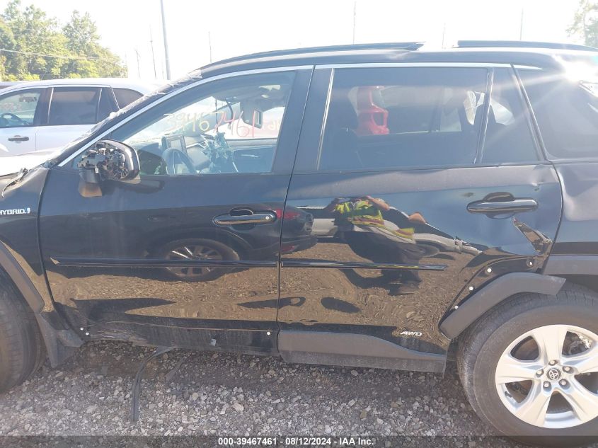 2020 Toyota Rav4 Xle Hybrid VIN: 2T3RWRFV3LW052090 Lot: 39467461