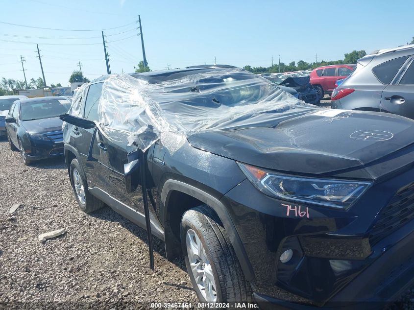 2020 Toyota Rav4 Xle Hybrid VIN: 2T3RWRFV3LW052090 Lot: 39467461