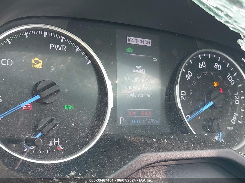 2020 Toyota Rav4 Xle Hybrid VIN: 2T3RWRFV3LW052090 Lot: 39467461