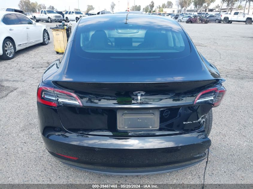 2019 Tesla Model 3 Long Range/Performance VIN: 5YJ3E1EB8KF388680 Lot: 39467465