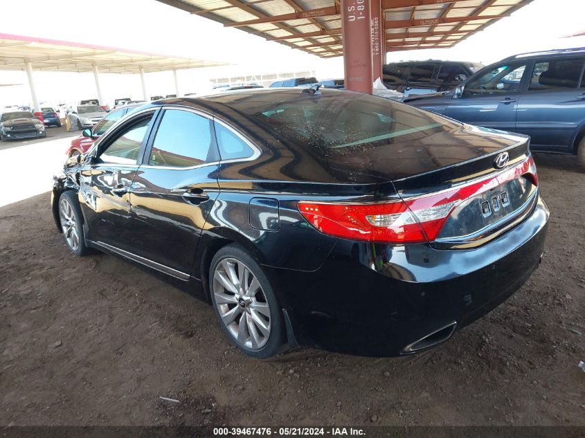 2013 Hyundai Azera VIN: KMHFH4JG1DA220975 Lot: 39467476