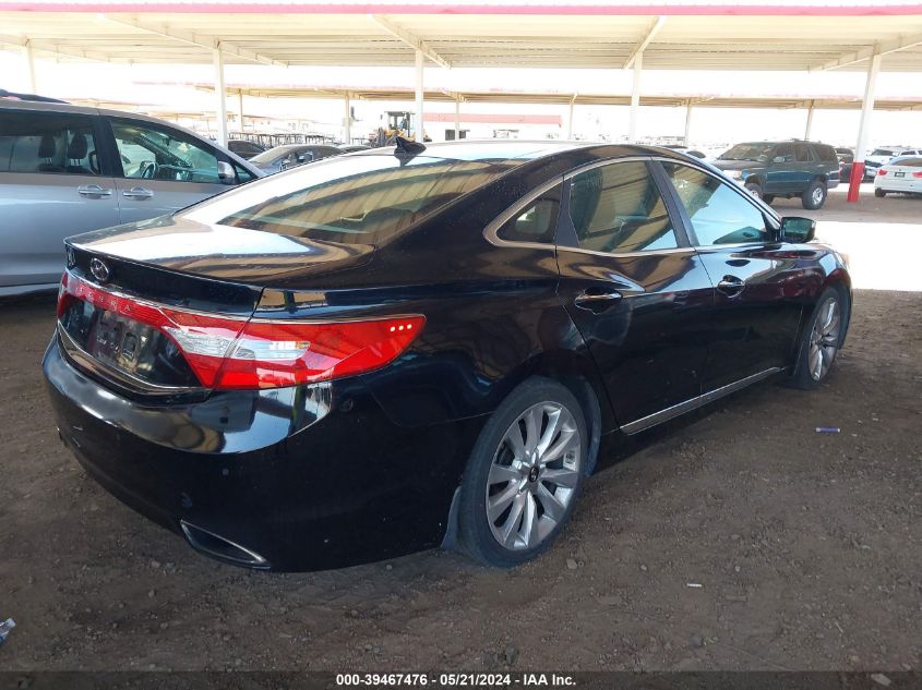 2013 Hyundai Azera VIN: KMHFH4JG1DA220975 Lot: 39467476