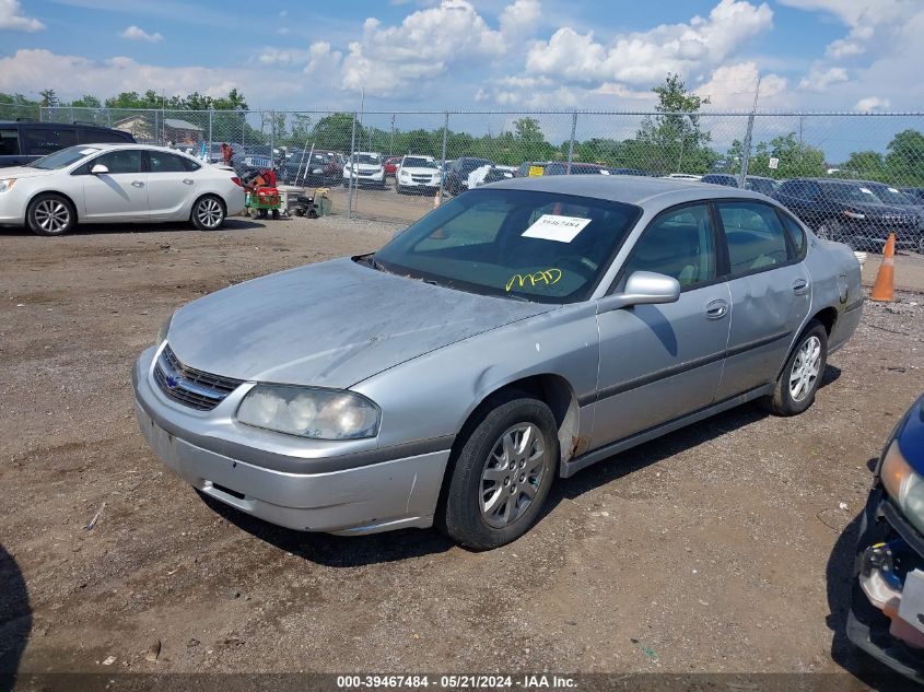 2004 Chevrolet Impala VIN: 2G1WF52EX49232222 Lot: 39467484