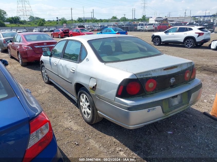 2004 Chevrolet Impala VIN: 2G1WF52EX49232222 Lot: 39467484