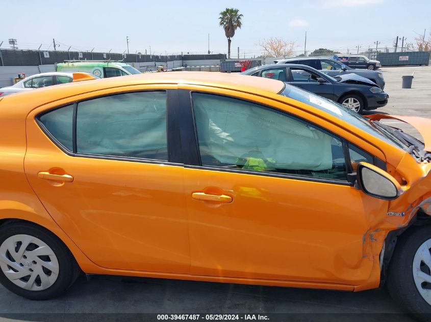 2016 Toyota Prius C Two VIN: JTDKDTB34G1138621 Lot: 39467487