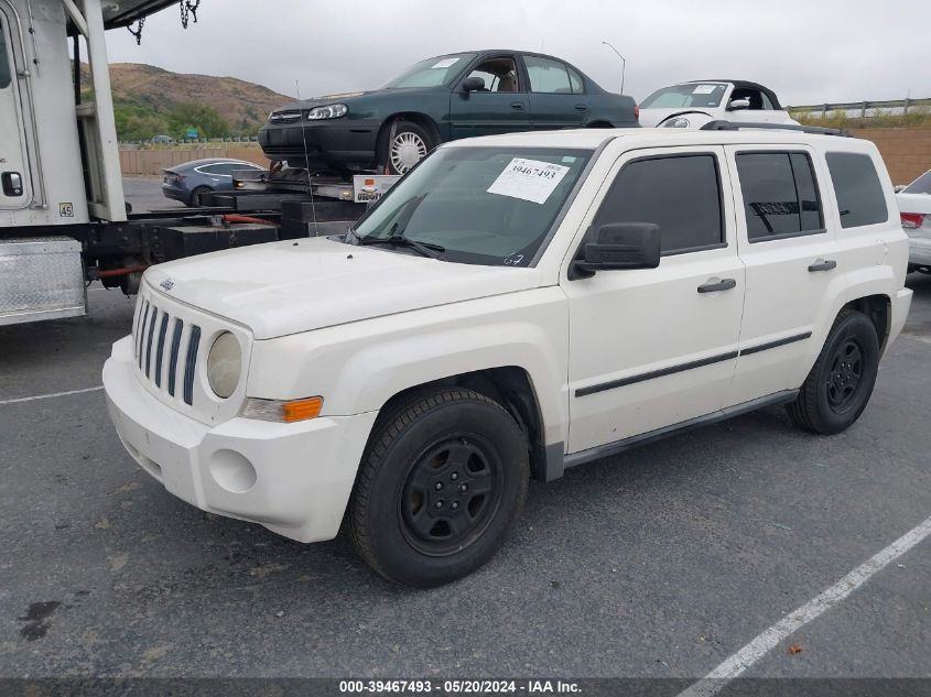 2008 Jeep Patriot Sport VIN: 1J8FT28W78D761241 Lot: 39467493