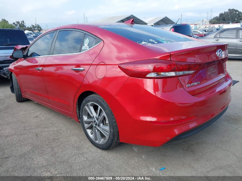 2017 Hyundai Elantra Limited VIN: 5NPD84LF7HH098279 Lot: 39467509