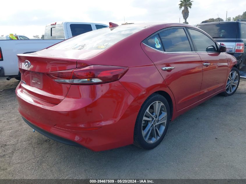 2017 Hyundai Elantra Limited VIN: 5NPD84LF7HH098279 Lot: 39467509