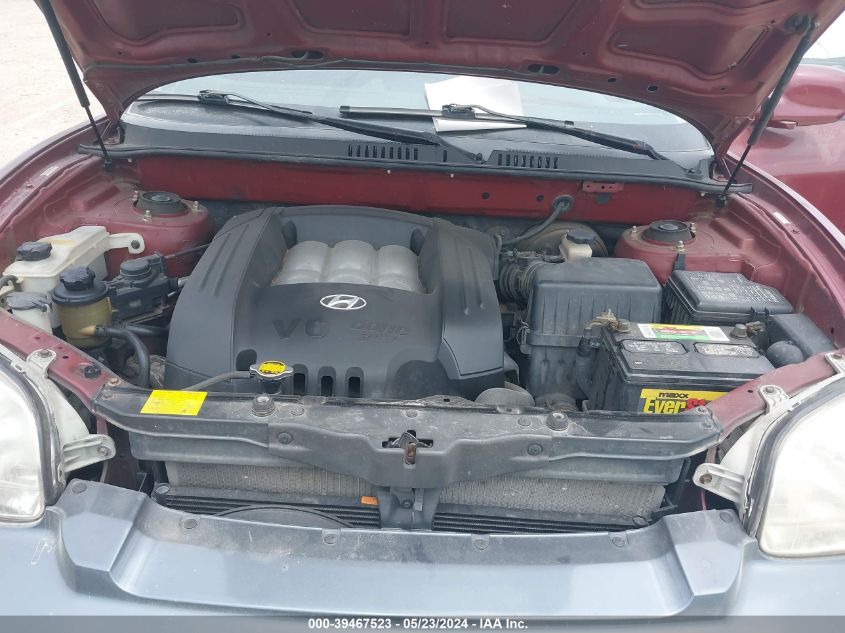 2002 Hyundai Santa Fe Gls/Lx VIN: KM8SC73D82U233817 Lot: 39467523