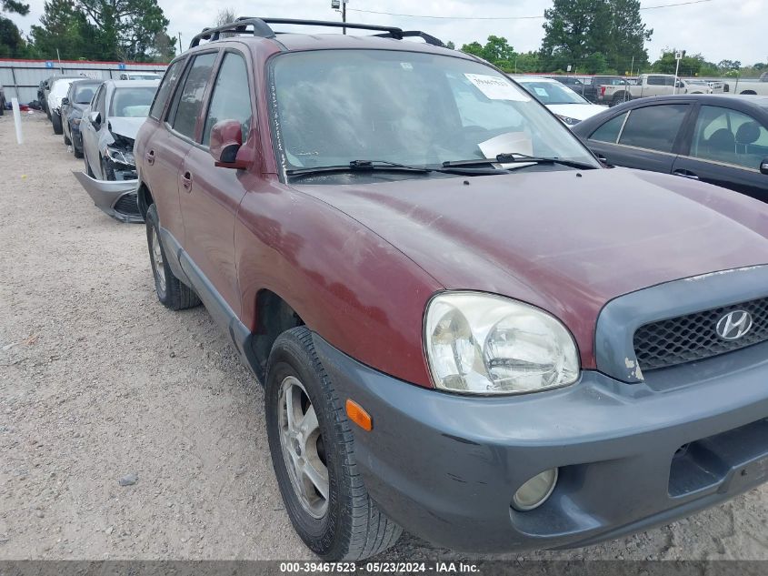 2002 Hyundai Santa Fe Gls/Lx VIN: KM8SC73D82U233817 Lot: 39467523