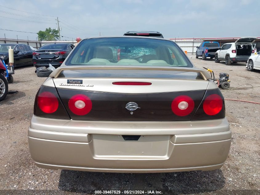 2004 Chevrolet Impala Ls VIN: 2G1WH52K549412711 Lot: 39467529