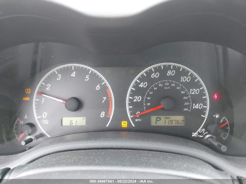 2011 Toyota Corolla Le VIN: 2T1BU4EE0BC568654 Lot: 39467541