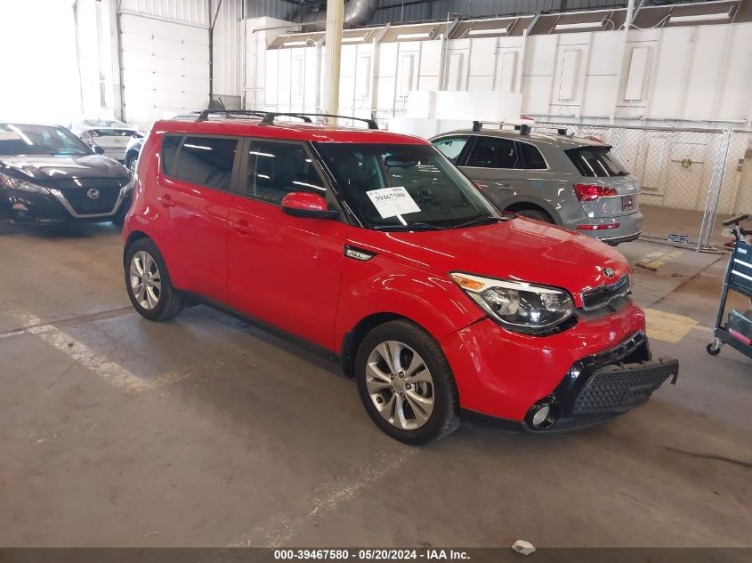 2016 Kia Soul + VIN: KNDJP3A53G7852792 Lot: 39467580