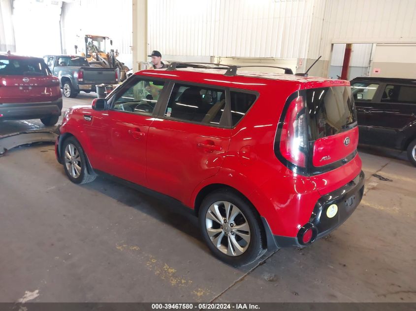 2016 Kia Soul + VIN: KNDJP3A53G7852792 Lot: 39467580