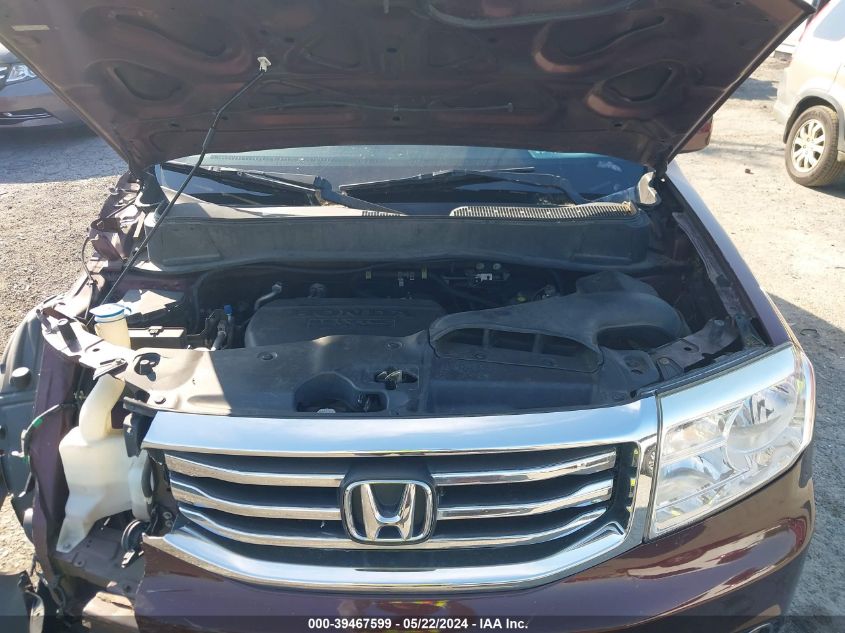 2012 Honda Pilot Ex-L VIN: 5FNYF4H5XCB064819 Lot: 39467599