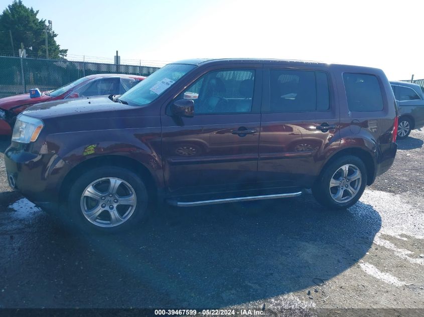 2012 Honda Pilot Ex-L VIN: 5FNYF4H5XCB064819 Lot: 39467599