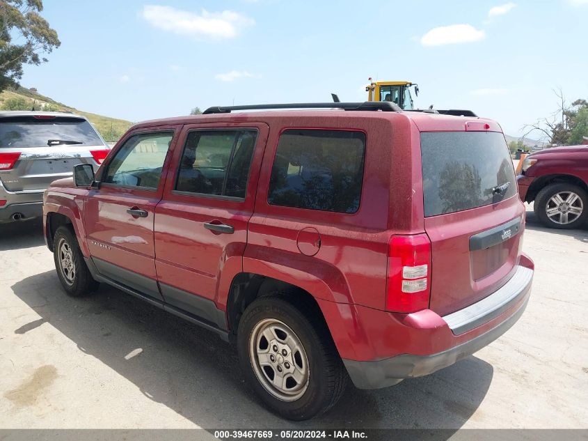 2016 Jeep Patriot Sport VIN: 1C4NJPBB6GD554320 Lot: 39467669