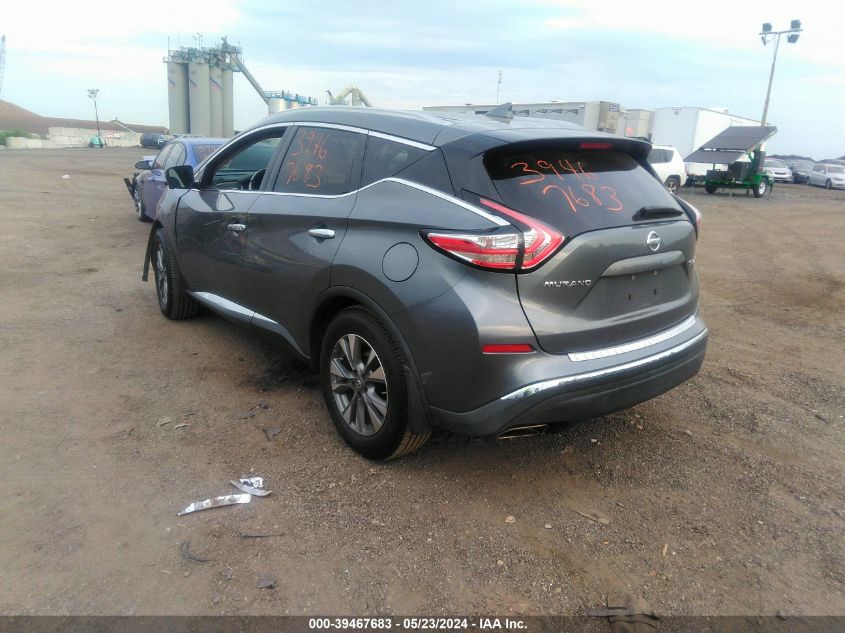 2017 Nissan Murano Sl VIN: 5N1AZ2MHXHN194195 Lot: 39467683