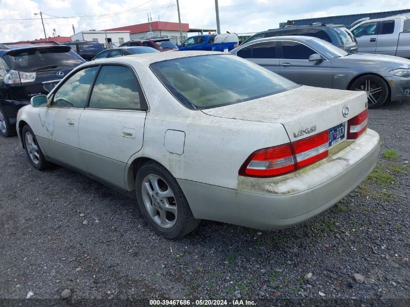 2001 Lexus Es 300 VIN: JT8BF28G610332237 Lot: 39467686