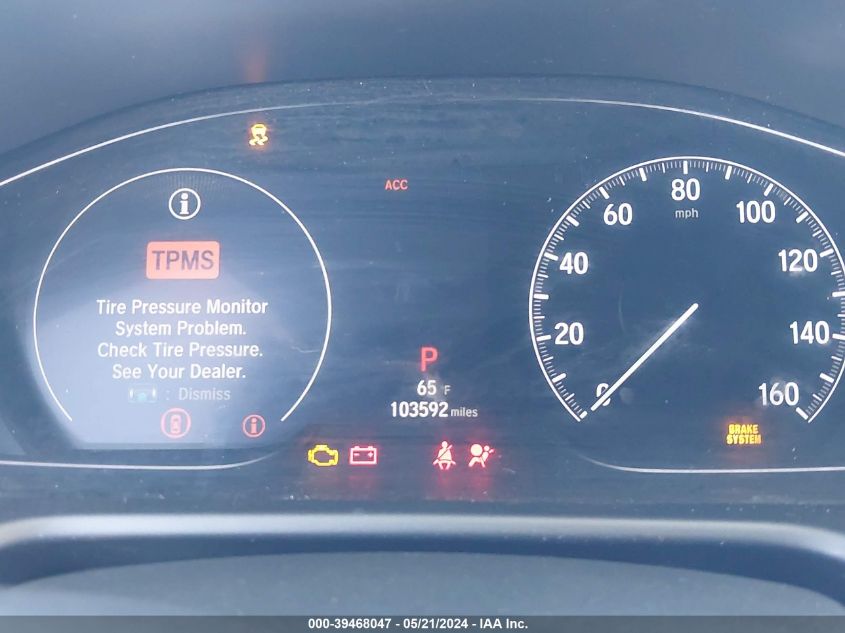 VIN 1HGCV1F45JA076146 2018 HONDA ACCORD EX