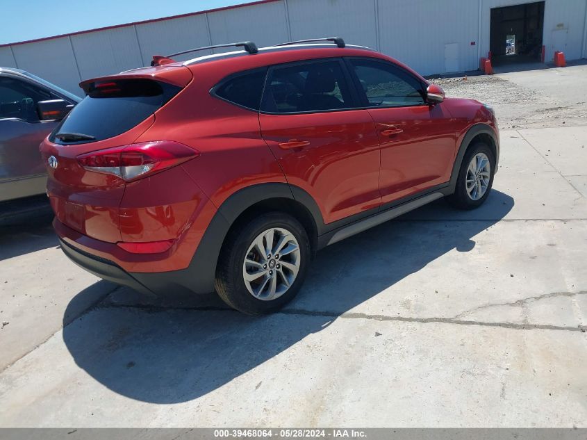 2017 Hyundai Tucson Se Plus VIN: KM8J33A4XHU411372 Lot: 39468064