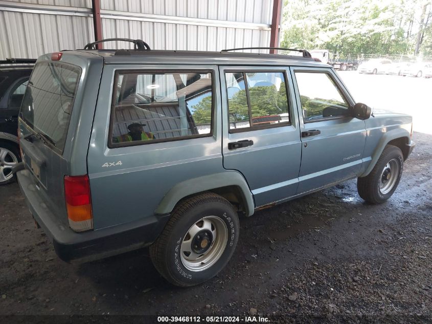 1997 Jeep Cherokee Se VIN: 1J4FJ28P4VL590191 Lot: 39468112