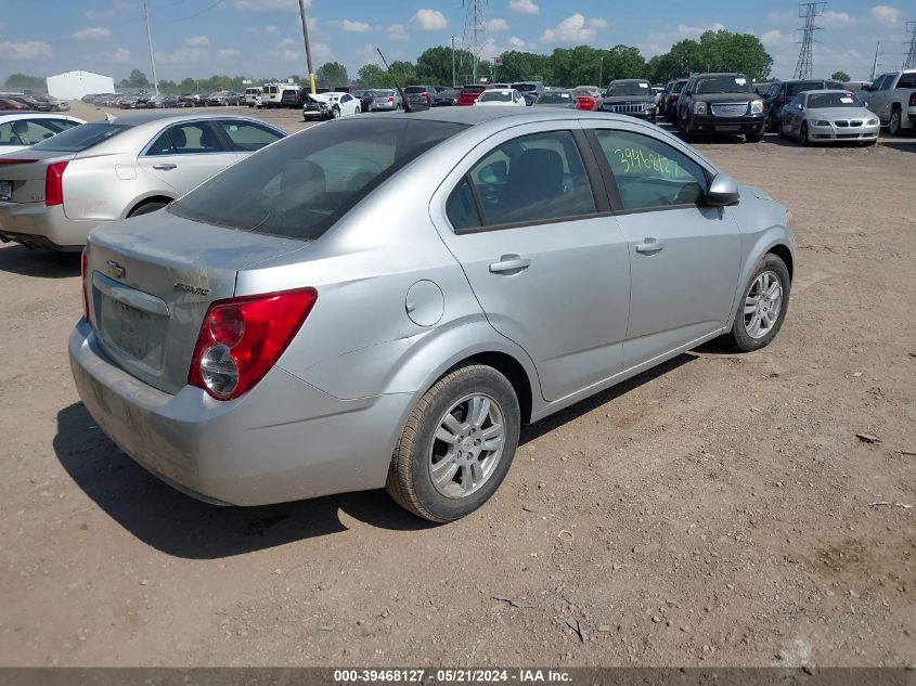 2012 Chevrolet Sonic 2Ls VIN: 1G1JA5SH8C4194462 Lot: 39468127