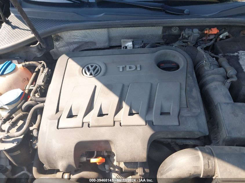 2014 Volkswagen Passat 2.0L Tdi Se VIN: 1VWBN7A37EC007350 Lot: 39468143