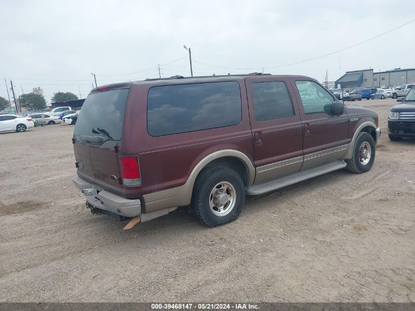 2001 Ford Excursion Limited VIN: 1FMNU42L61EA19760 Lot: 39468147