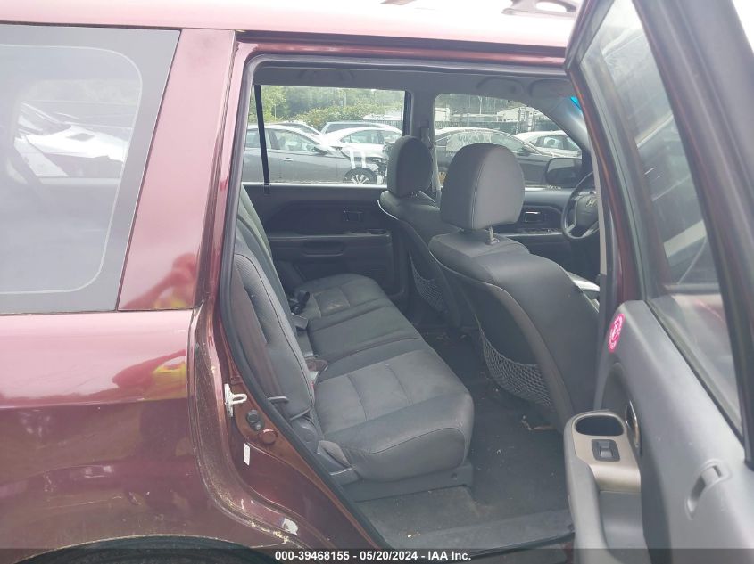 2007 Honda Pilot Lx VIN: 5FNYF28167B025362 Lot: 39468155