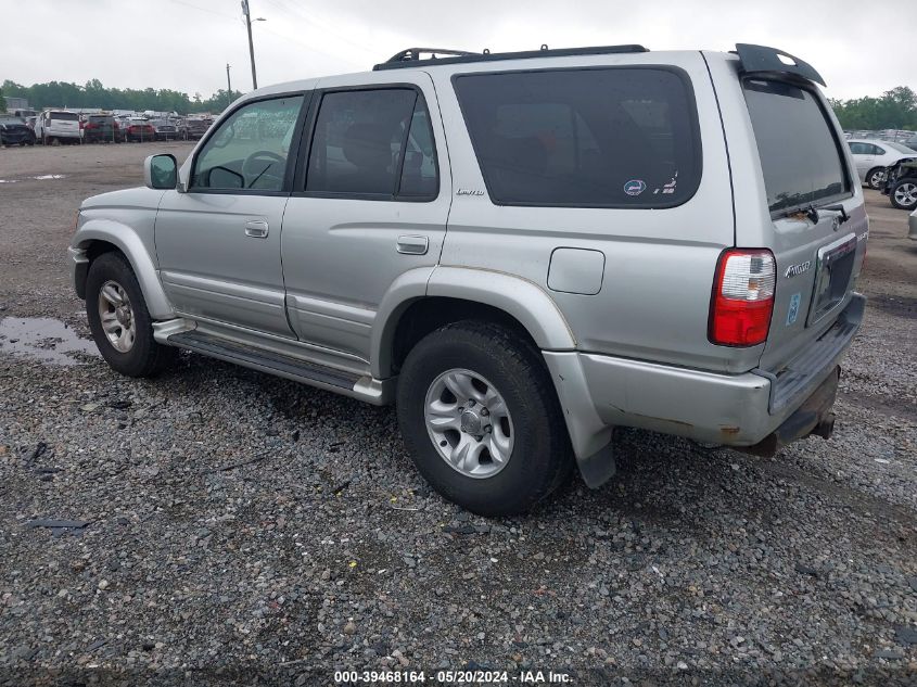 2002 Toyota 4Runner Limited V6 VIN: JT3HN87R920367848 Lot: 39468164