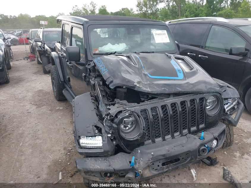 2021 Jeep Wrangler 4Xe Unlimited Rubicon 4X4 VIN: 1C4JJXR62MW675014 Lot: 39468165