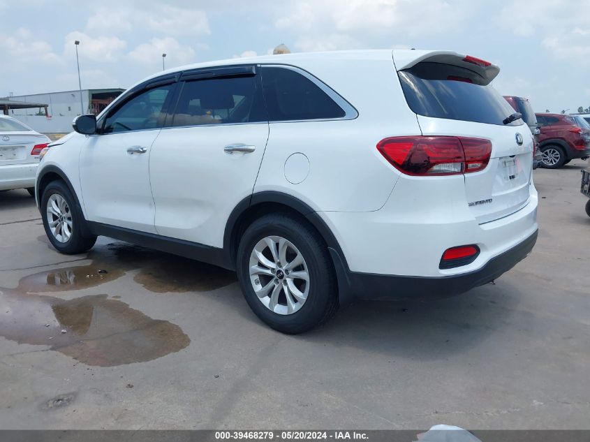 2020 Kia Sorento 2.4L Lx VIN: 5XYPG4A30LG634367 Lot: 39468279