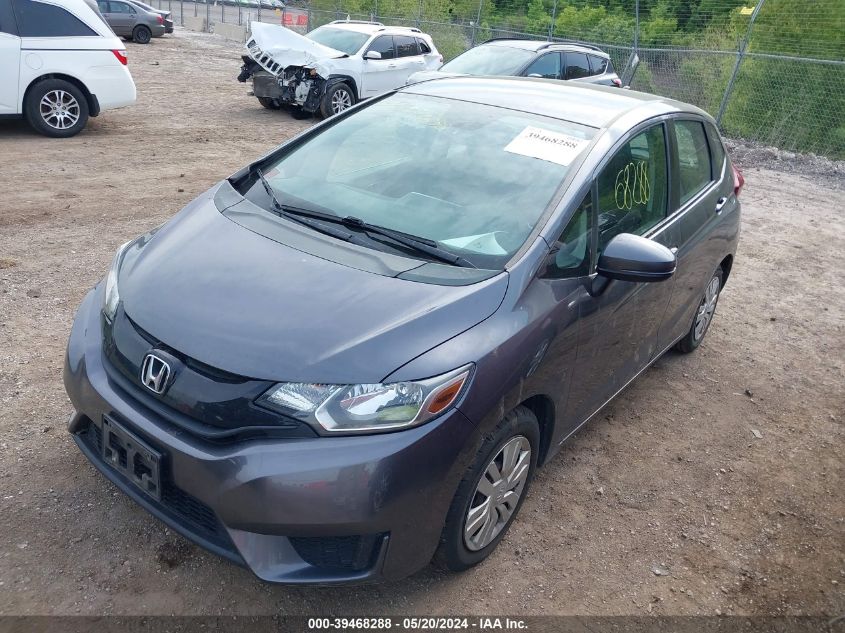 2015 Honda Fit Lx VIN: 3HGGK5H52FM722888 Lot: 39468288