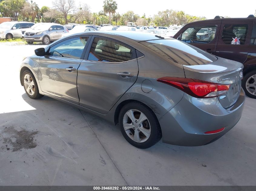 2016 Hyundai Elantra Value Edition VIN: KMHDH4AE2GU645405 Lot: 39468292