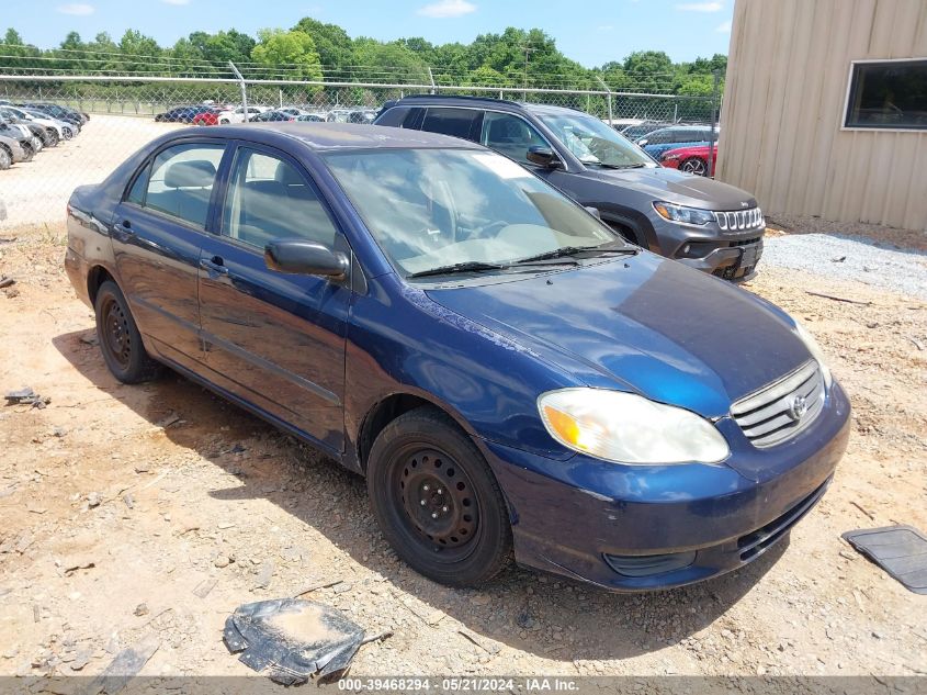 2004 Toyota Corolla Ce VIN: 2T1BR32EX4C306885 Lot: 39468294