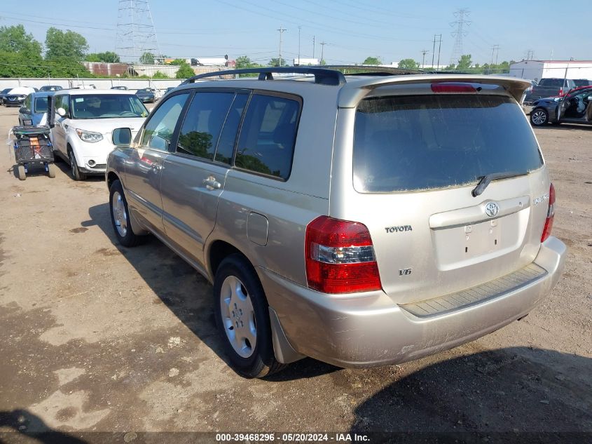 2005 Toyota Highlander Limited V6 VIN: JTEDP21A550046989 Lot: 39468296