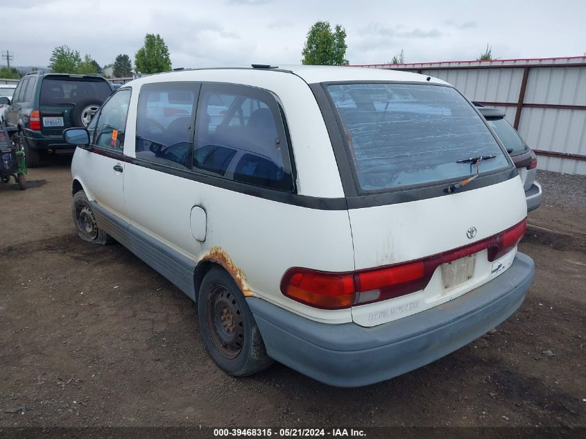 1992 Toyota Previa Dlx VIN: JT3AC21S6N1009816 Lot: 39468315