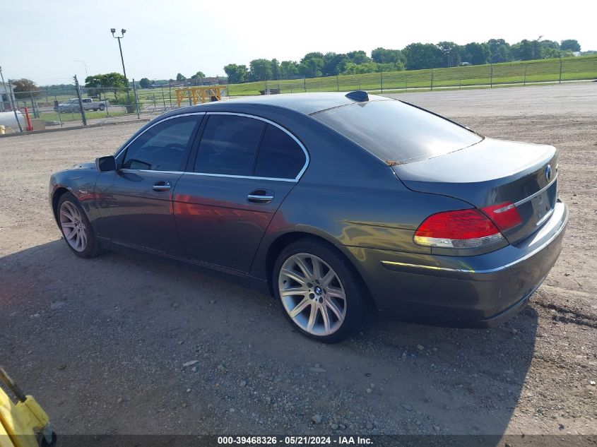 2006 BMW 750I VIN: WBAHL835X6DT03608 Lot: 39468326