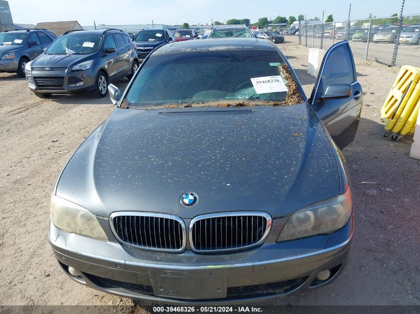 2006 BMW 750I VIN: WBAHL835X6DT03608 Lot: 39468326