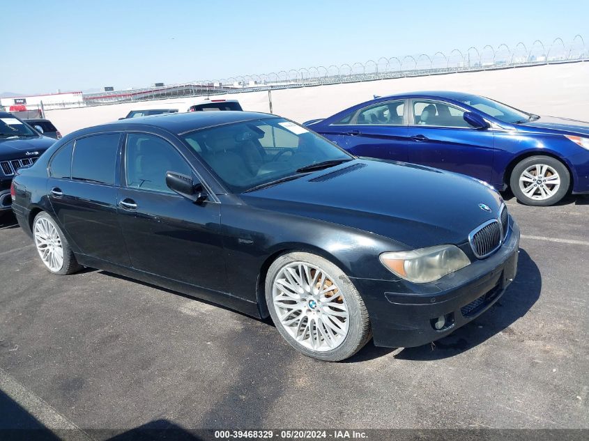 2007 BMW 750Li VIN: WBAHN83537DT75035 Lot: 39468329