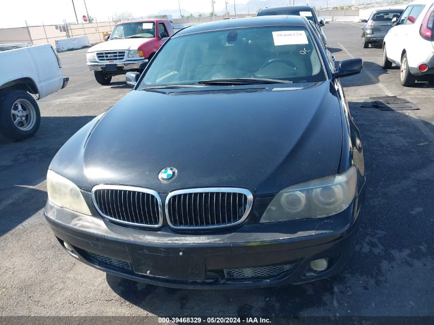 2007 BMW 750Li VIN: WBAHN83537DT75035 Lot: 39468329