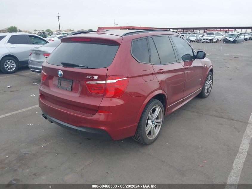 2013 BMW X3 xDrive28I VIN: 5UXWX9C51D0D07928 Lot: 39468330