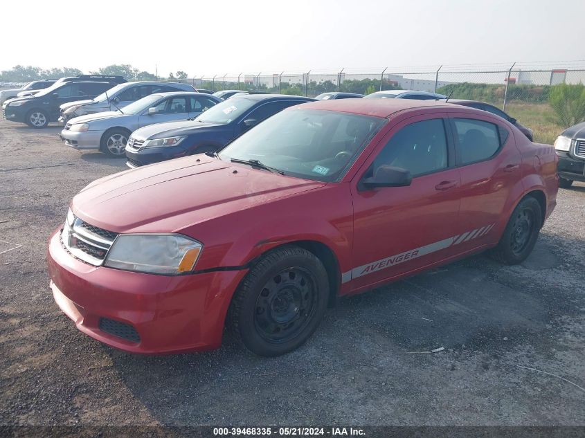 2014 Dodge Avenger Se VIN: 1C3CDZAB4EN161231 Lot: 39468335