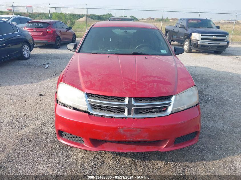 2014 Dodge Avenger Se VIN: 1C3CDZAB4EN161231 Lot: 39468335