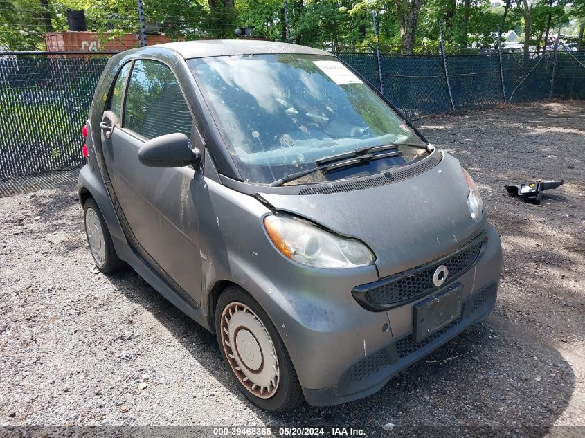 2013 Smart Fortwo Passion/Pure VIN: WMEEJ3BAXDK598023 Lot: 39468365