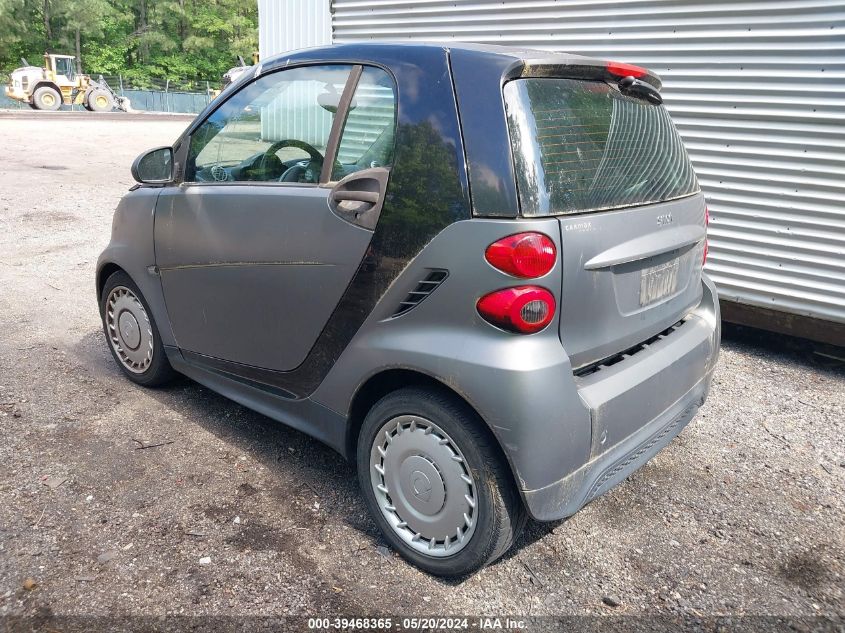 2013 Smart Fortwo Passion/Pure VIN: WMEEJ3BAXDK598023 Lot: 39468365