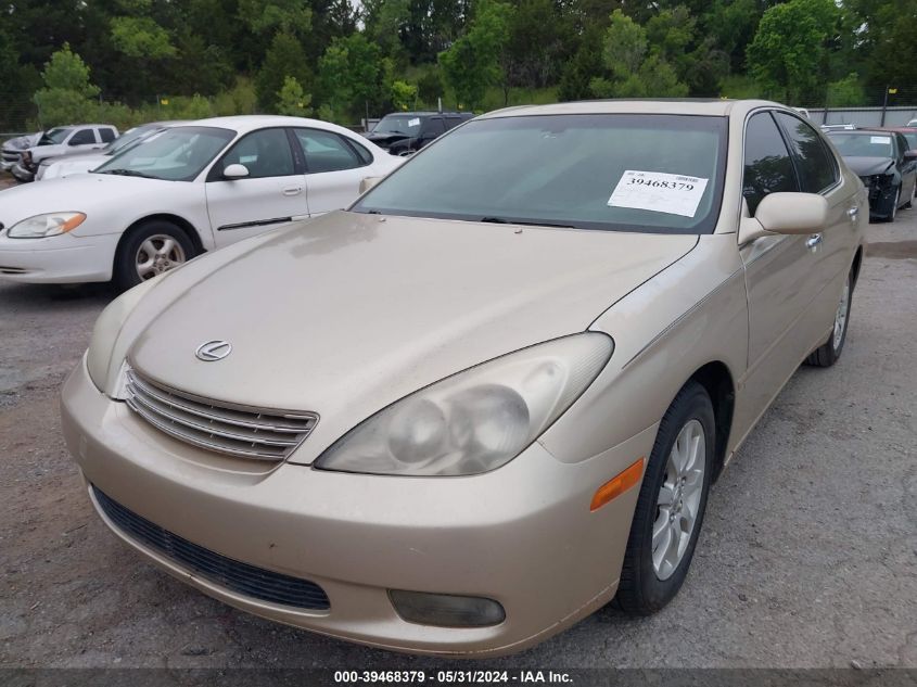 2003 Lexus Es 300 VIN: JTHBF30GX30093568 Lot: 39468379